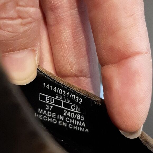 NEW Bershka 37 Brown Pointy Toe Slingback Heels - Picture 11 of 11